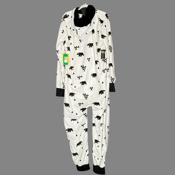 Tipsy Elves XXL NEW Mens Beary Christmas Big and Tall Jumpsuit PJ Holiday - Picture 3 of 12